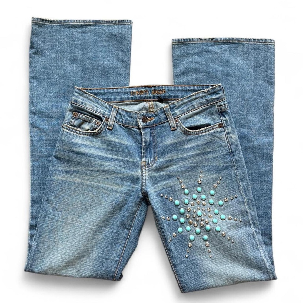 Y2K Lowrise Studded Jeans
